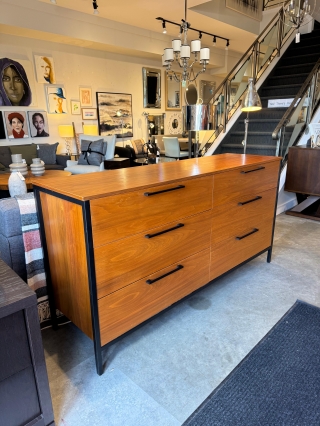 Crate & Barrel Walnut Dresser $1295.00