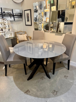 Bermex Round Glass Dining Table $899.00