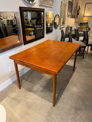 Vintage Expandable Teak Dining Table $799.00 (sold with 6 chairs)