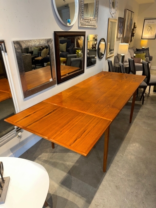 Vintage Expandable Teak Dining Table $799.00 (sold with 6 chairs)