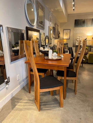Set of 6 Vintage Slim Back Dining Chairs $129.00 EACH (sold with dining table)