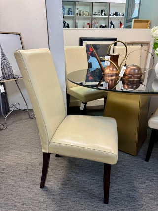 Set of 4 Sunpan Bonded Leather Dining Chairs $89.00 EACH