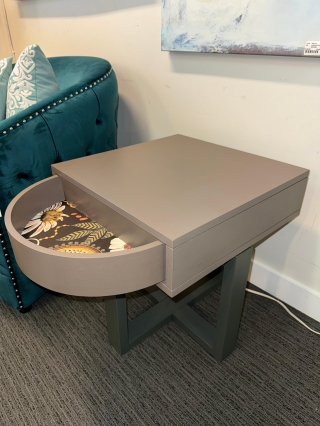 Revolving Drawer Side Table $329.00