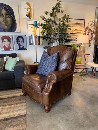 Genuine Leather Recliner $689.00