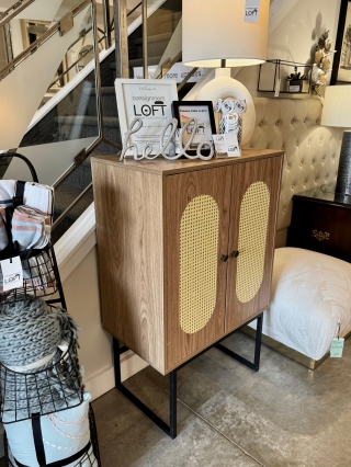Cane & Wood Cabinet $299.00