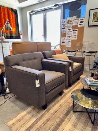 PAIR Tufted Accent Chairs $499.00 EACH