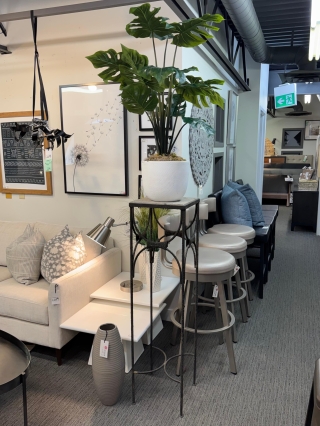 Iron & Concrete Plant Stand $89.00