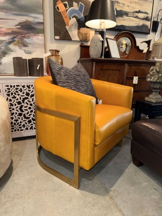 PAIR Decor-Rest Leather Accent Chairs $979.00 EACH